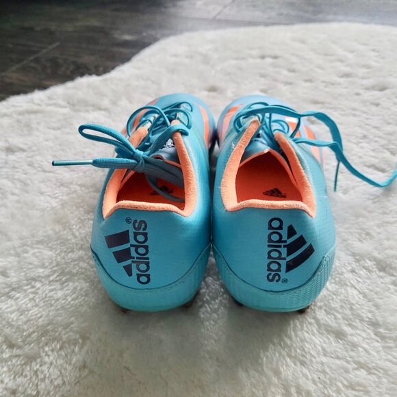 Adidas F30 TRX FG Firm Ground Soccer Cleats Samba Blue/ Glow Orange/Purple Sz 7 - Picture 12 of 12